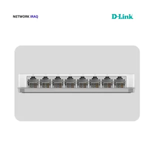 سويتش دي-لينك مكتبي 8 منافذ بسرعة 10/100 ميجابت (DES-1008C) سويتش مكتبي غير مُدار (Unmanaged Desktop Switch)